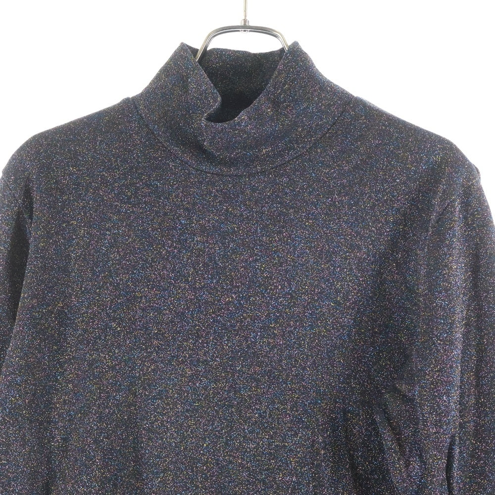BED J.W. FORD(ベッドフォード) 23AW Glitter Turtleneck ラメ入り タートルネック長袖シャツ マルチカラー 23AW-B-CS01