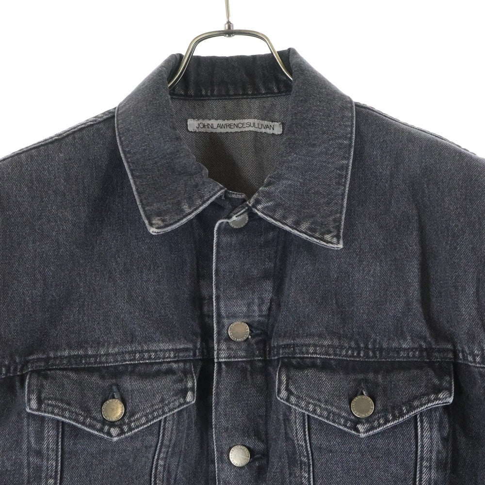 JOHN LAWRENCE SULLIVAN(ジョンローレンスサリバン) 18SS 再構築 レイヤードデニムジャケット ブラック 1A014-0318-42