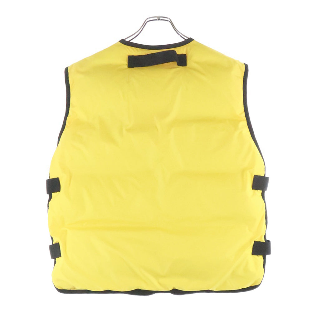 doublet(ダブレット) 18AW LIFE JACKET DOWN VEST ライフジャケットダウンベスト リバーシブル レッド/イエロー 18AW03VE05