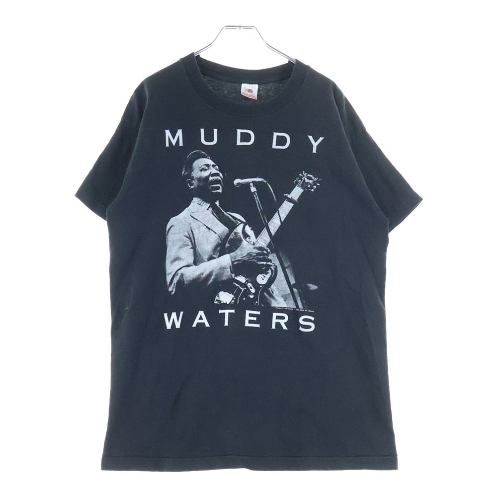 VINTAGE(ヴィンテージ) 90's MUDDY WATERS マディウォーターズ プリント半袖Tシャツ カットソー ブラック
