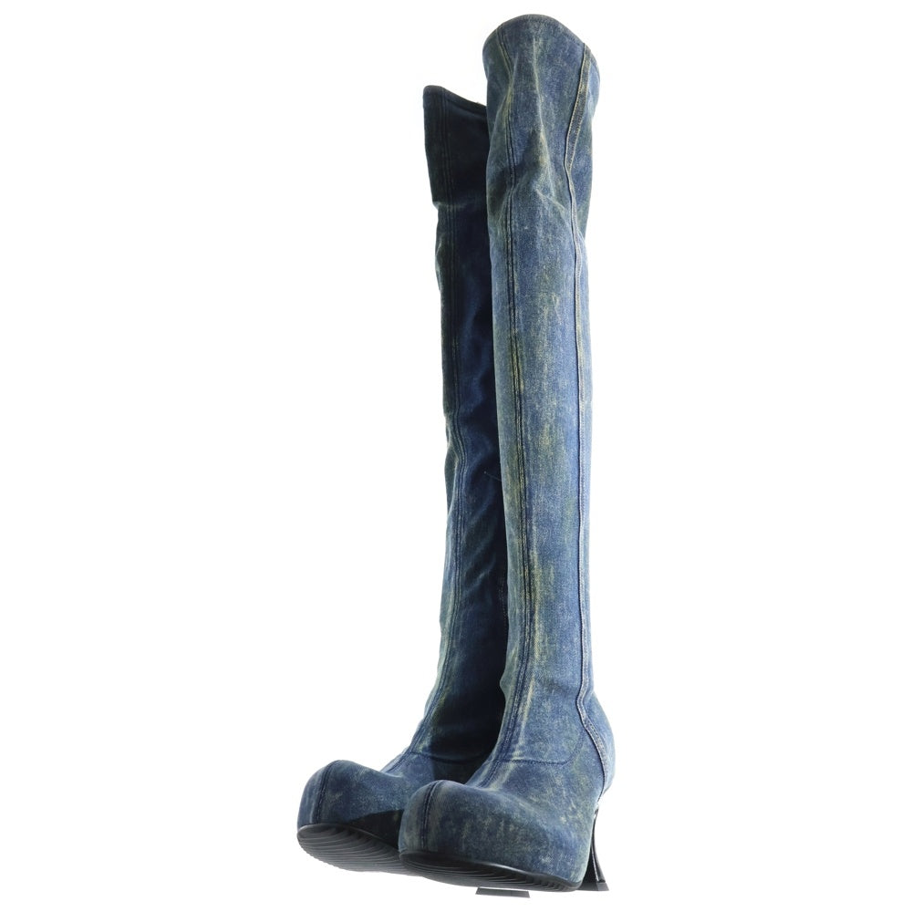DIESEL(ディーゼル) WOODSTOCK Thigh High Boot ニーハイブーツ ロングブーツ ダークデニム Y03401 PR617 レディース