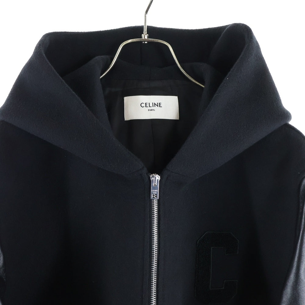 CELINE(セリーヌ) ダブルフェイス テディジャケット ブルゾン ブラック RV1411025.38NO
