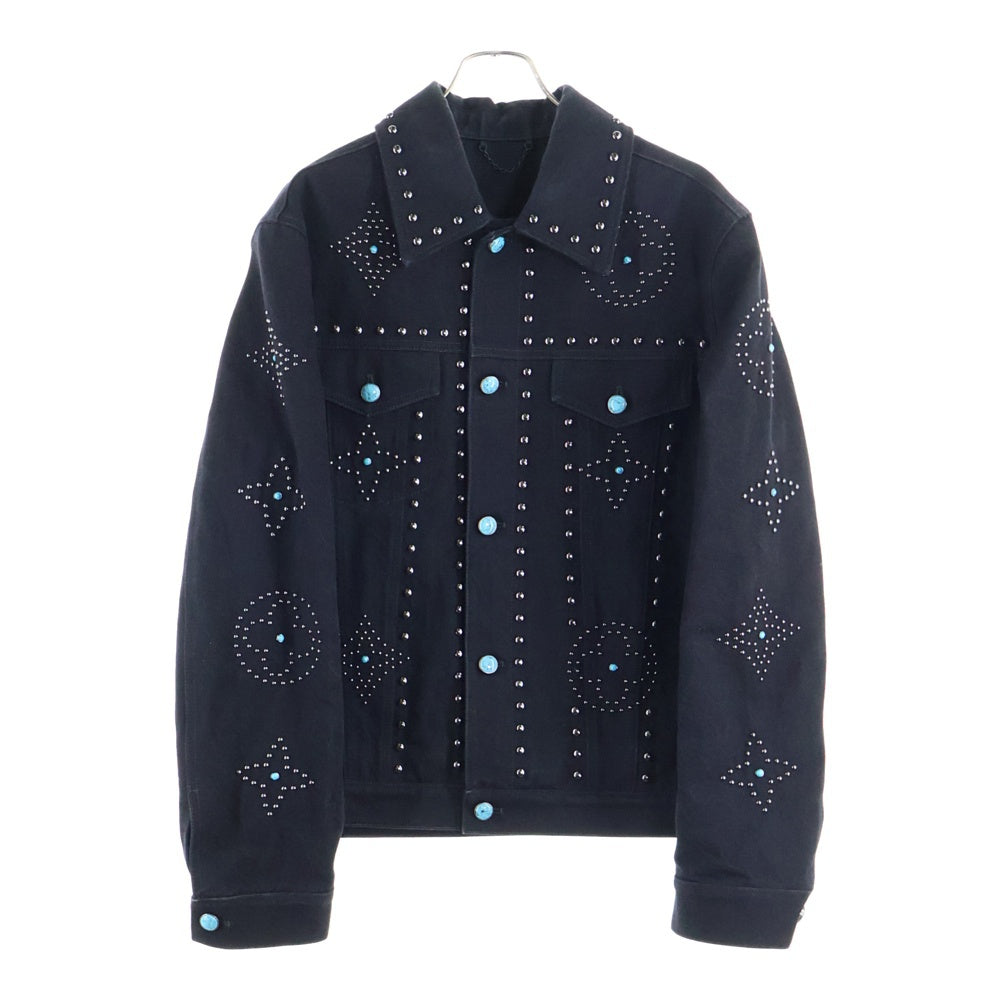 LOUIS VUITTON(ルイヴィトン) 24AW ターコイズスタッズ装飾 エンブ