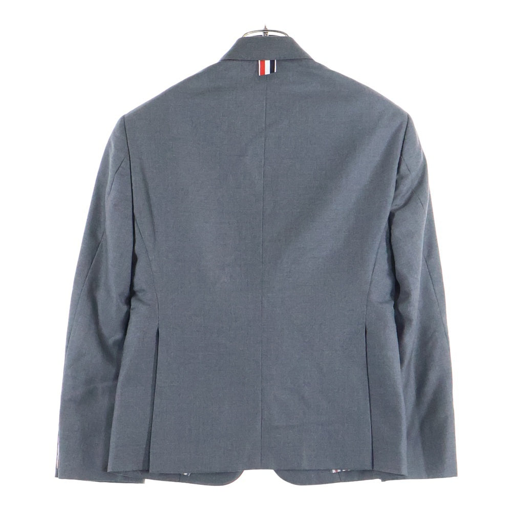 THOM BROWNE(トムブラウン) Tricolor Tailored Jacket トリコロール 2Bテーラードジャケット グレー