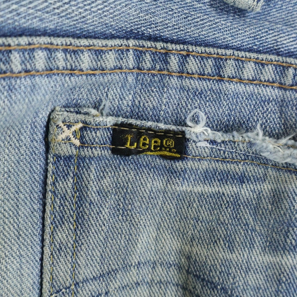 LEE(リー) ダメージ加工 スリムデニムパンツ インディゴ 98212