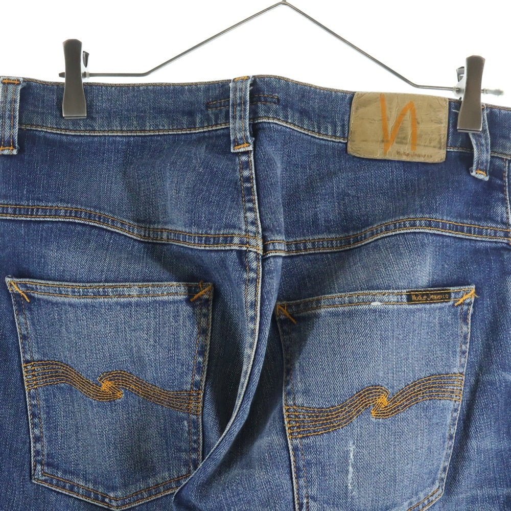 nudie jeans(ヌーディージーンズ) リーンディーン スリムデニムパンツ インディゴ 1011923