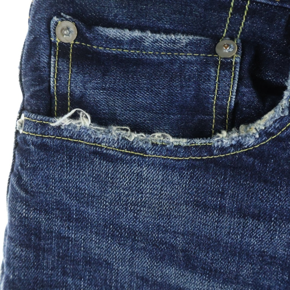 RED CARD(レッドカード) Rhythm kita‐Vintage リズム ヴィンテージ加工 ストレート デニムパンツ インディゴ 71861