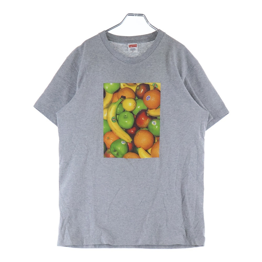 SUPREME(シュプリーム) 19SS Fruit Tee フルーツ プロントクルーネック半袖Tシャツ カットソー グレー