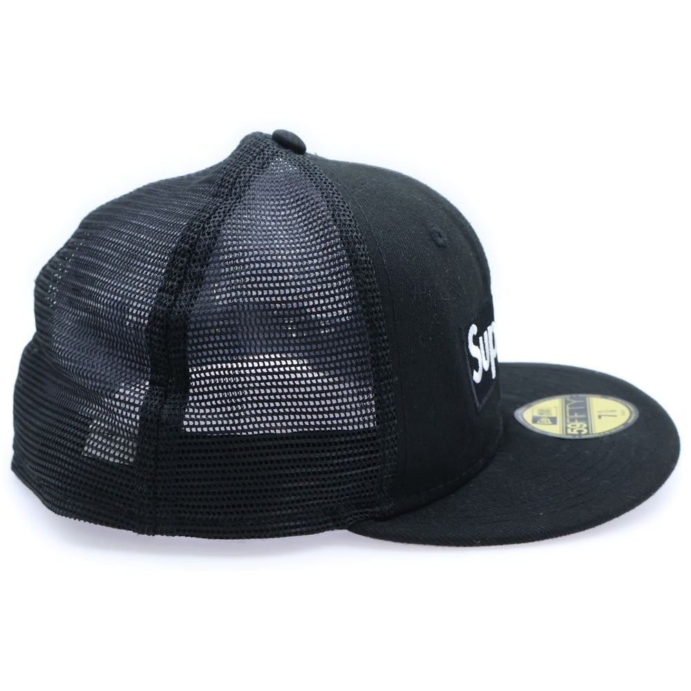 SUPREME(シュプリーム) 23SS ×New Era Box Logo Mesh Back Cap ニューエラ ボックスロゴ メッシュ バック キャップ 帽子 ブラック/グレー