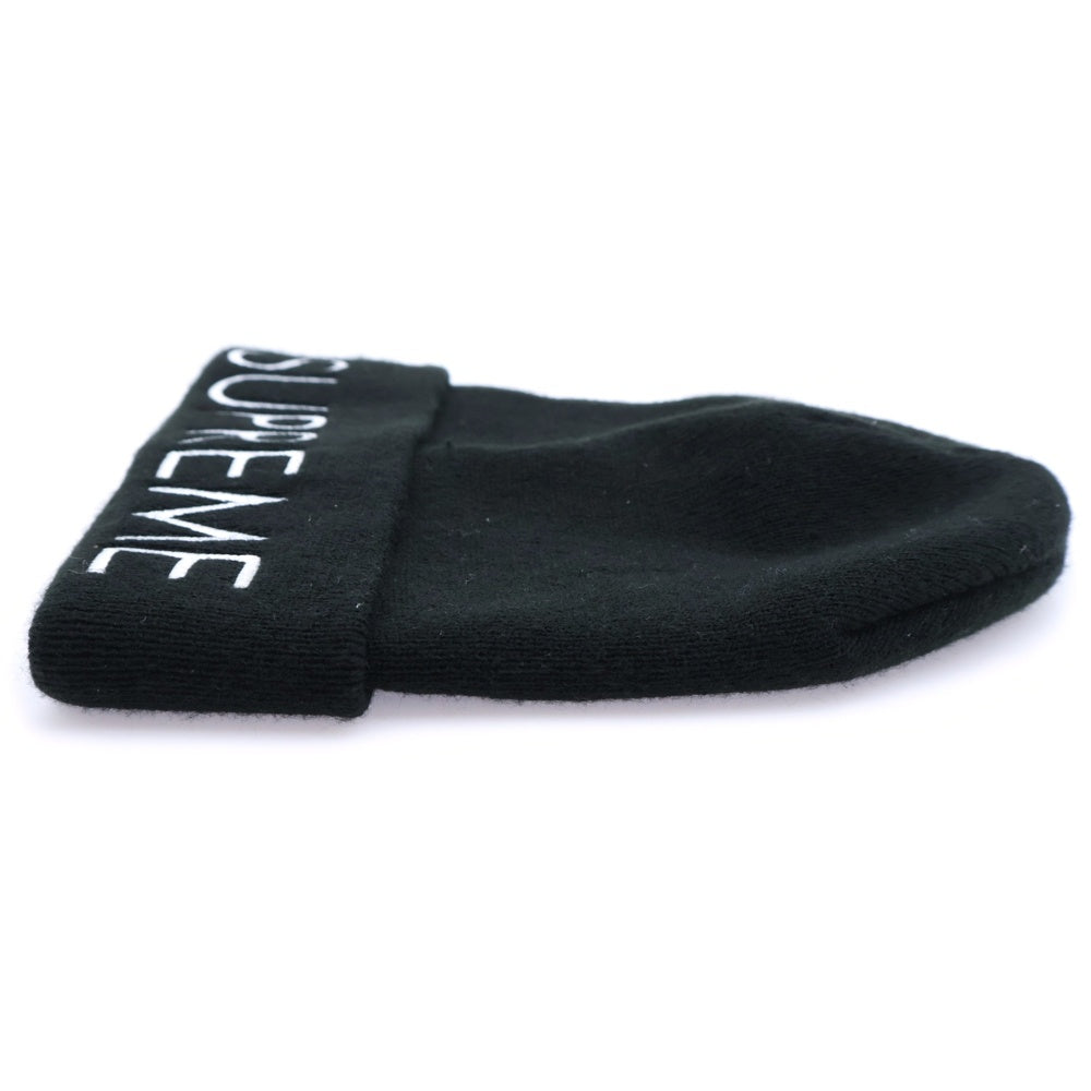 SUPREME(シュプリーム) 22AW Capital Beanie ロゴエンブロイダリー キャピタル ビーニー ニット帽 帽子 ブラック