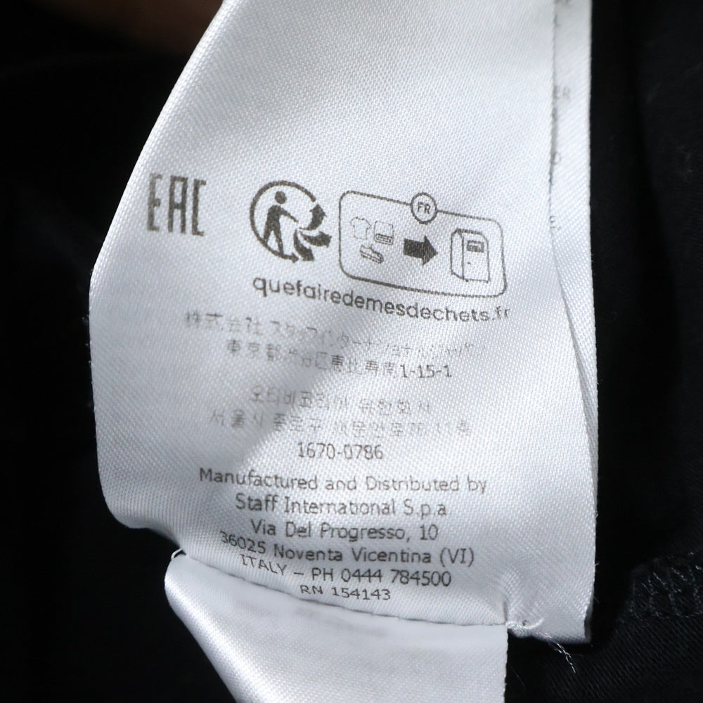 DSQUARED2(ディースクエアード) フロントロゴプリント長袖Tシャツ カットソー ブラック S74GD1142 S23009