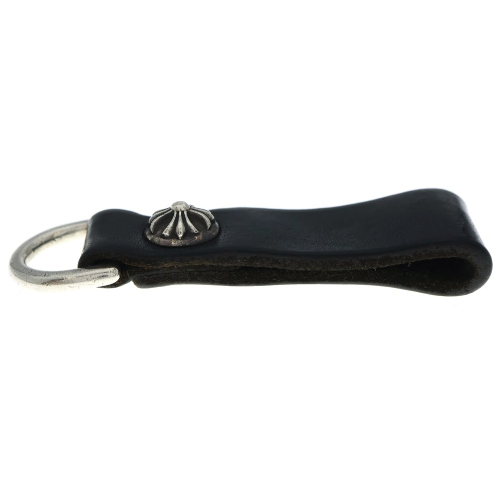 CHROME HEARTS(クロムハーツ) BELT LOOP D RING Dリング クロスボールベルトループ ブラック/シルバー BCA415