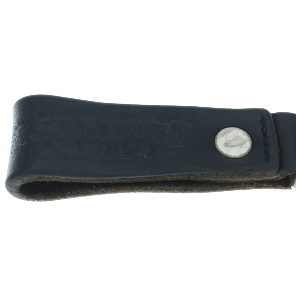 CHROME HEARTS(クロムハーツ) BELT LOOP D RING Dリング クロスボールベルトループ ブラック/シルバー BCA415