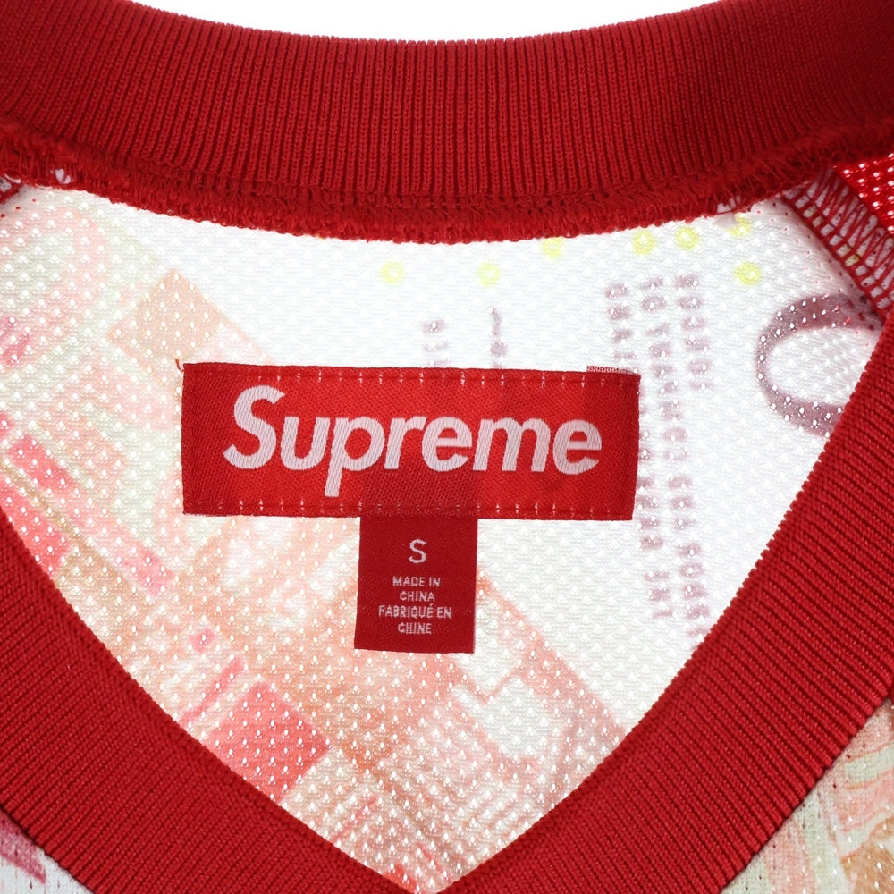 SUPREME(シュプリーム) 25AW Pounds Soccer Jersey Black サッカージャージー 半袖Tシャツ カットソー レッド