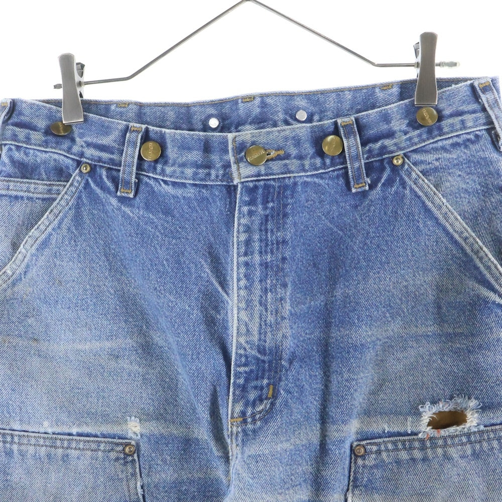 CARHARTT(カーハート) 00's Dungaree Fit ダブルニー デニムペインターパンツ サスペンダーボタン メキシコ製 インディゴ