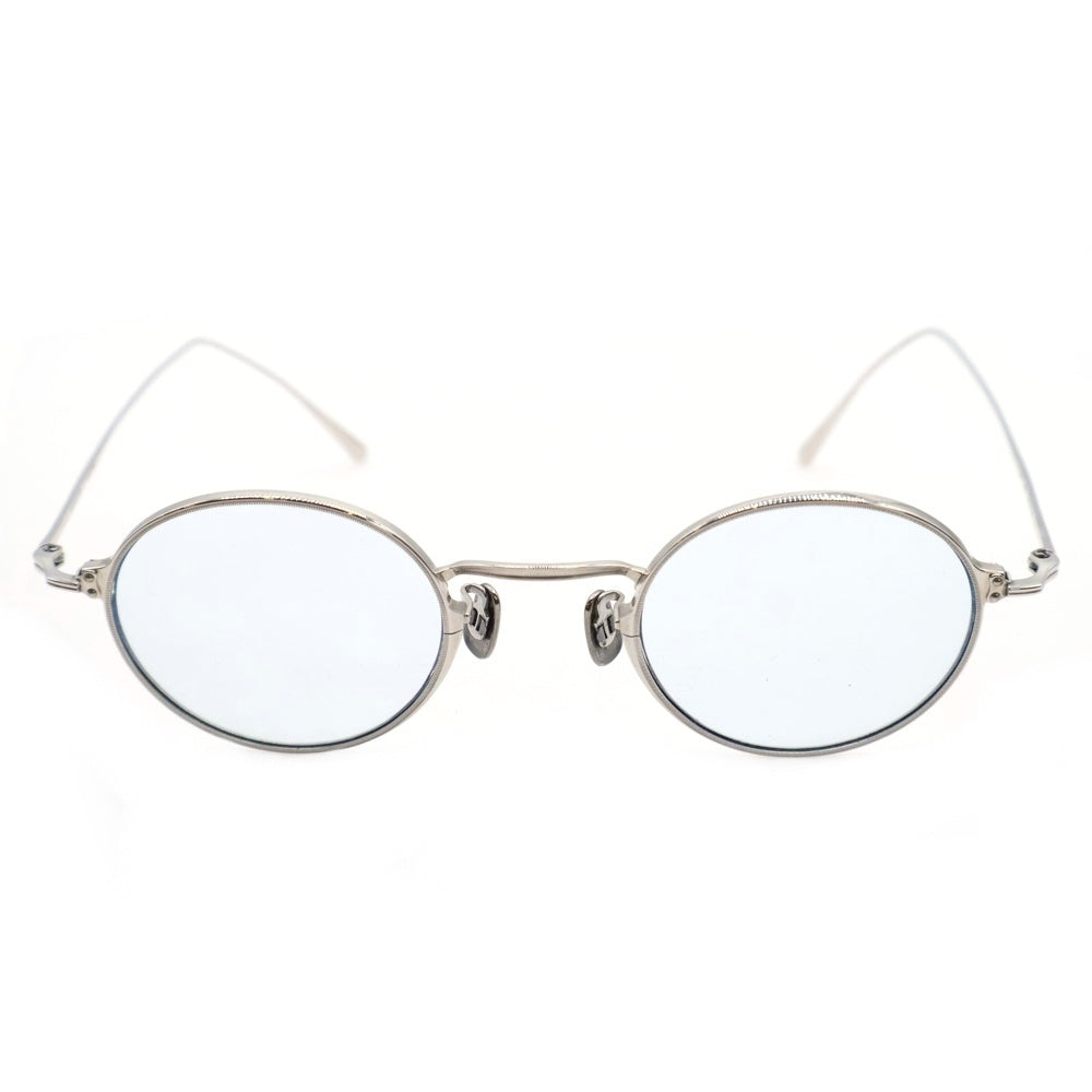 EYEVAN(アイヴァン) 7285 ラウンドシェープ シルバーフレーム クリアレンズ サングラス アイウェア メガネ 眼鏡 シルバー