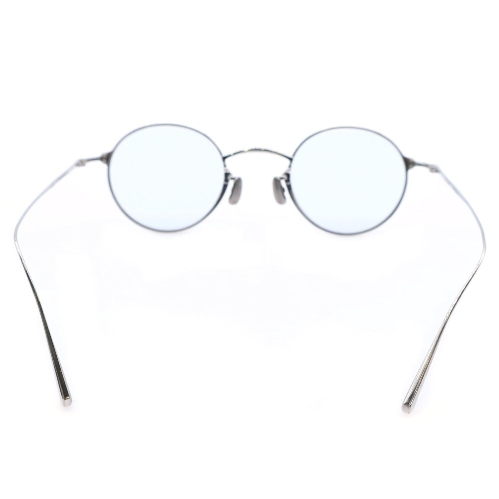 EYEVAN(アイヴァン) 7285 ラウンドシェープ シルバーフレーム クリアレンズ サングラス アイウェア メガネ 眼鏡 シルバー