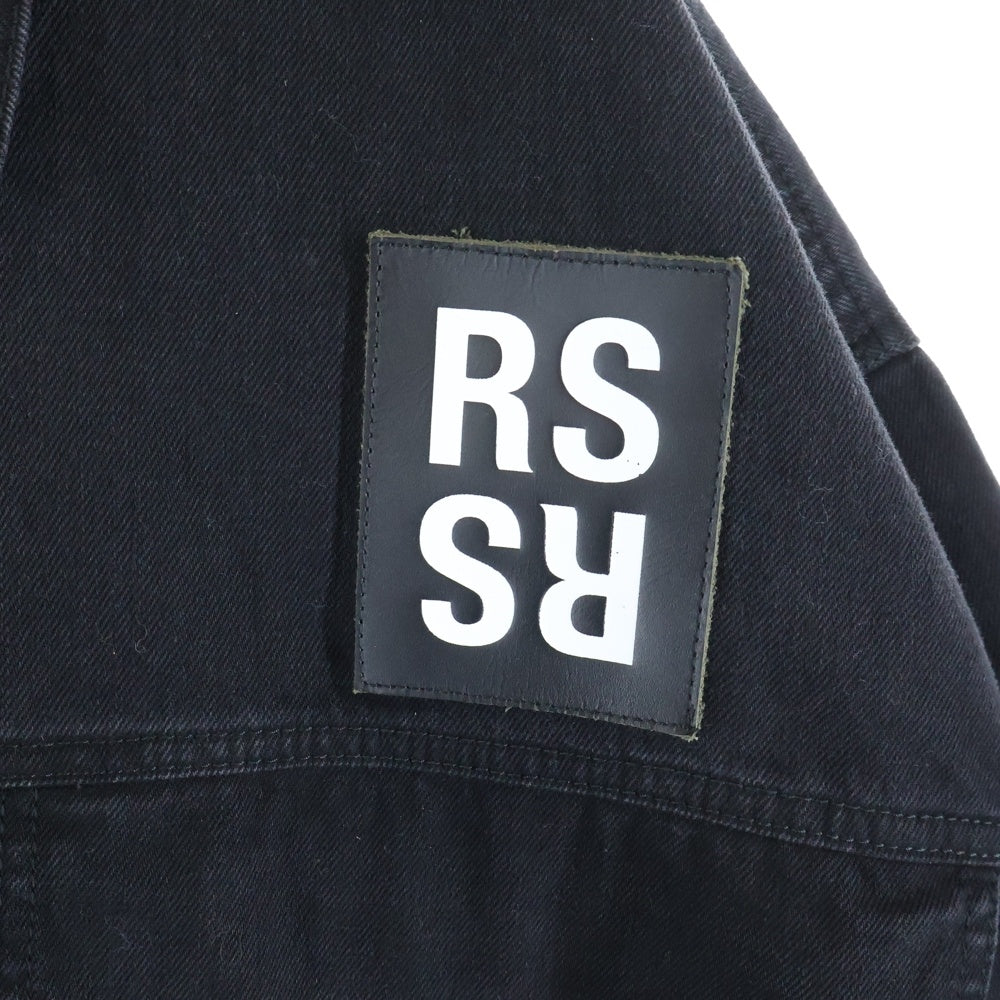 RAF SIMONS(ラフシモンズ) 18SS Oversized Denim Jacket 権力の美学 オーバーサイズド デニムジャケット ブラック 181-723-10031