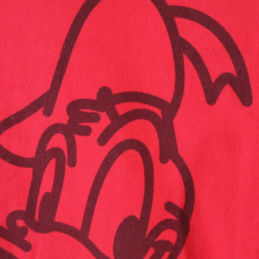 NUMBER (N)INE(ナンバーナイン) ×Disney Donald Duck ディズニー ドナルドダック プリント半袖Tシャツ カットソー レッド
