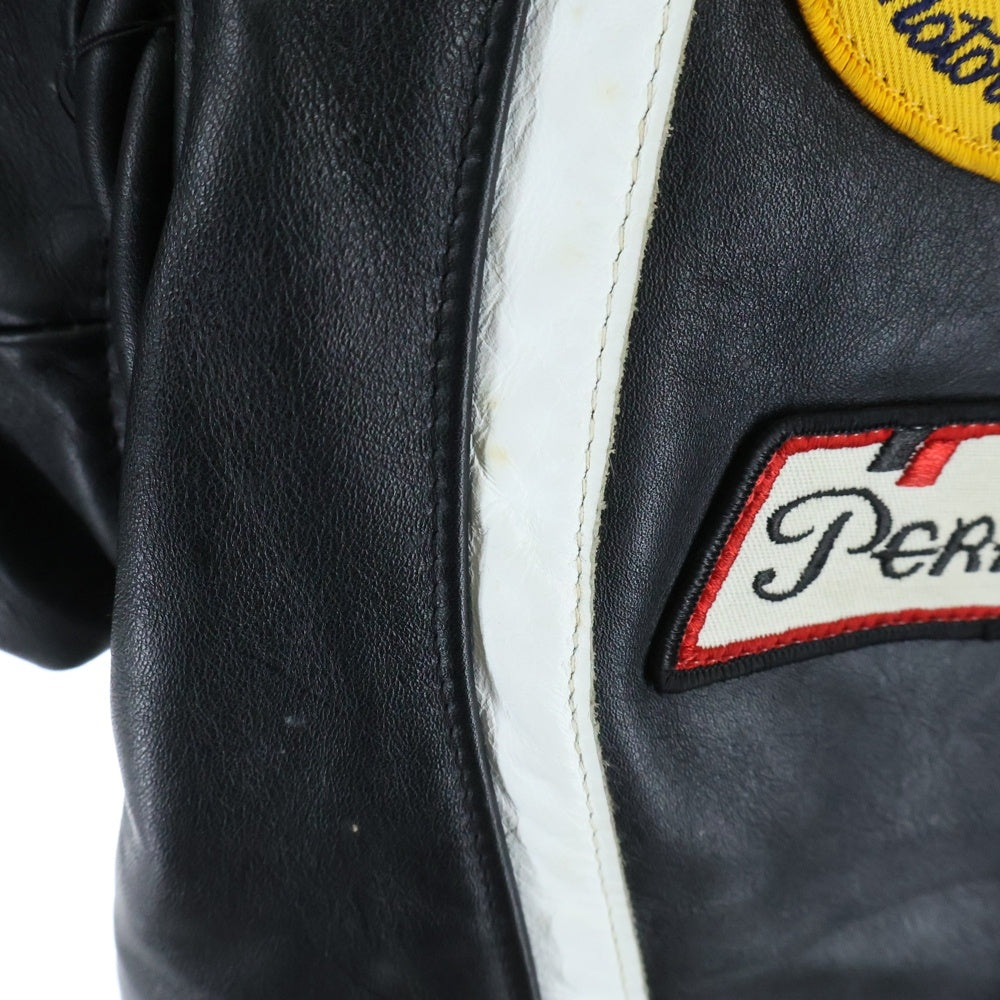 SCHOTT(ショット) 80s シングル ライダース レザージャケット ブラック