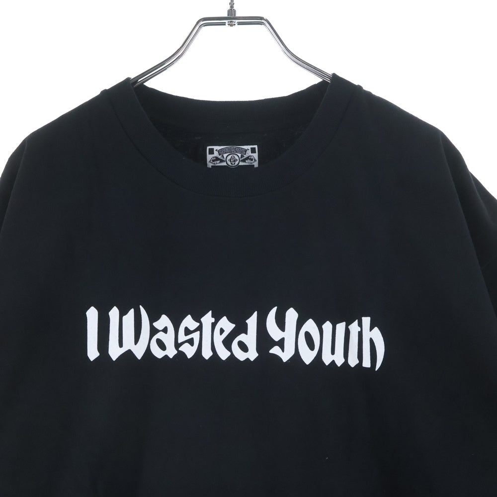 WASTED YOUTH(ウェイステッドユース) 24SS T-Shirt #03 ロゴプリント 半袖Tシャツ カットソー ブラック WY27TE003