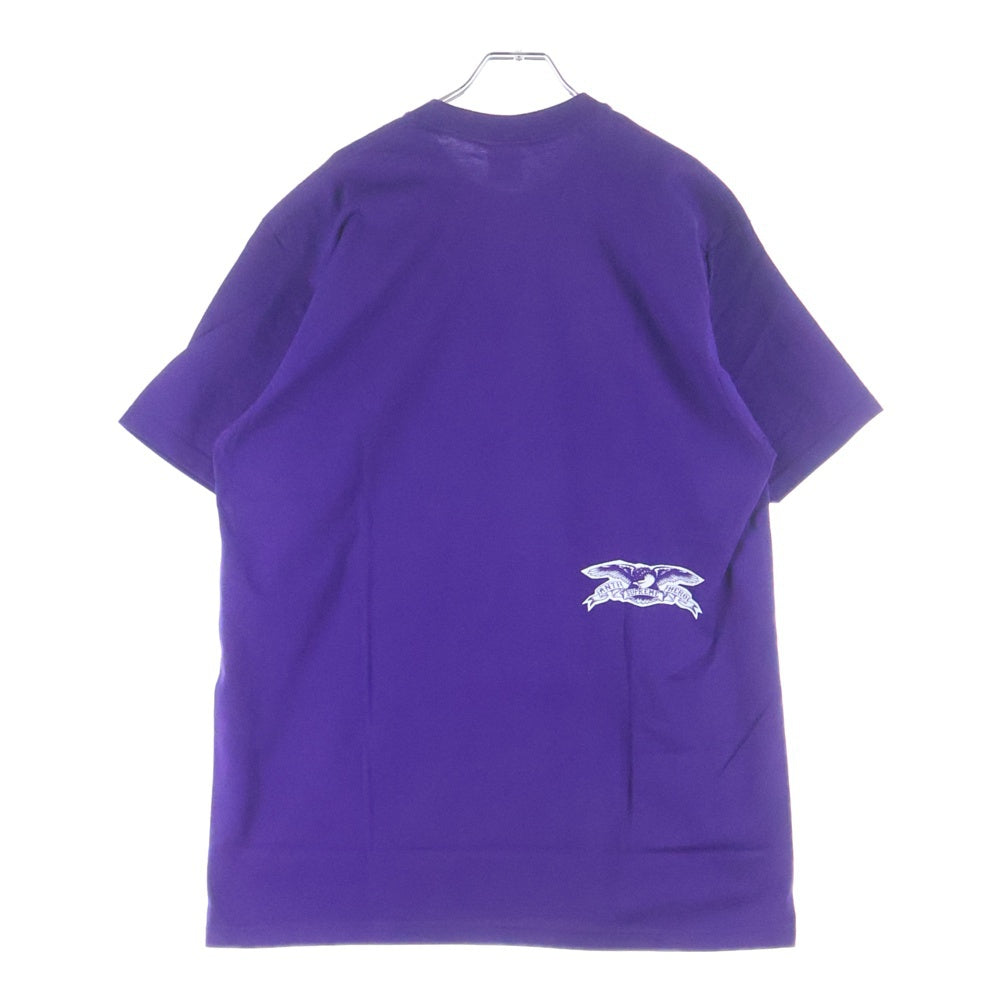 SUPREME(シュプリーム) 25AW ×ANTIHERO Ozzy Tee アンタイヒーロー クルーネック カットソー 半袖Tシャツ パープル