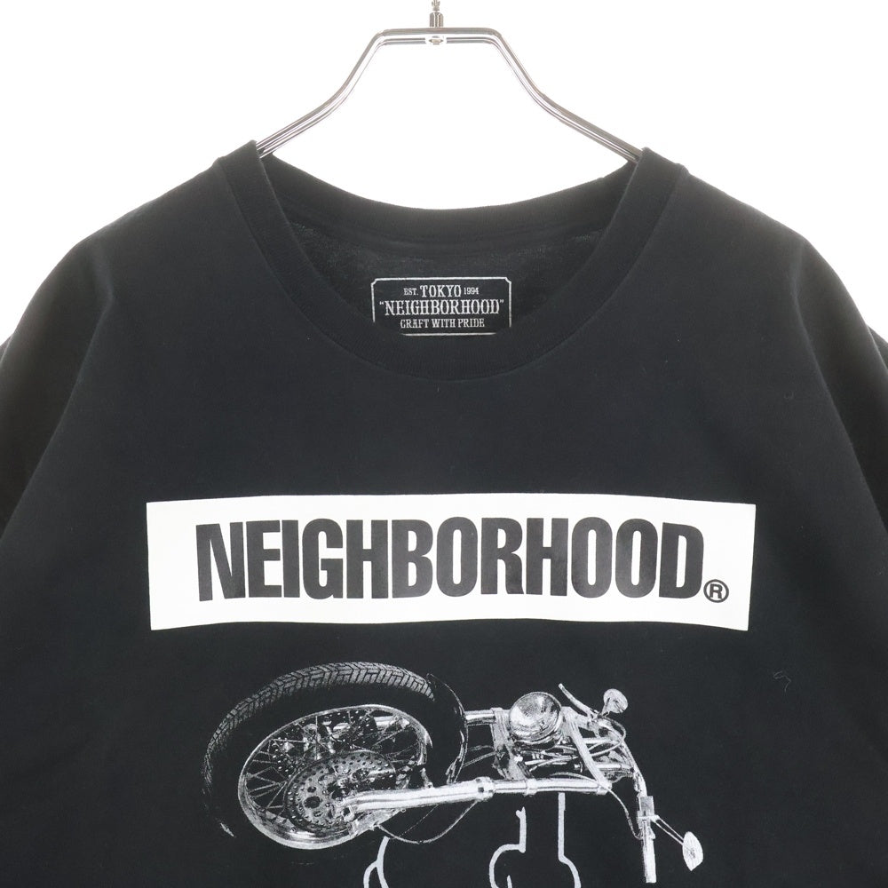 NEIGHBORHOOD(ネイバーフッド) ×KOSTAS SEREMETIS NHKS/C-TEE.SS コスタスセレメティス プリントロゴ 半袖Tシャツ カットソー ブラック