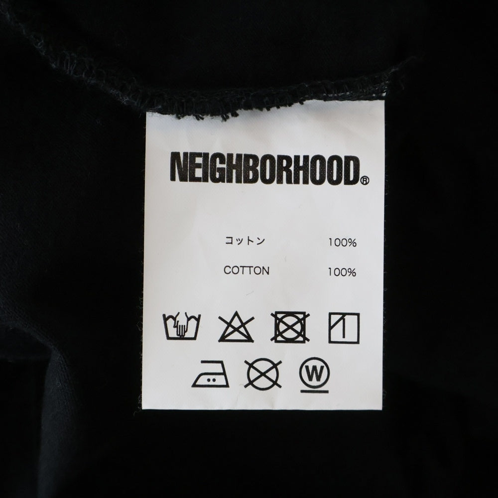 NEIGHBORHOOD(ネイバーフッド) ×KOSTAS SEREMETIS NHKS/C-TEE.SS コスタスセレメティス プリントロゴ 半袖Tシャツ カットソー ブラック