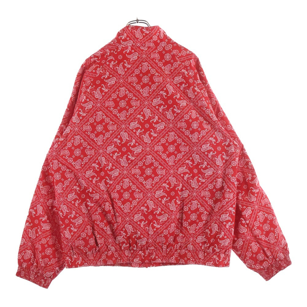 SUPREME(シュプリーム) 18SS Bandana Track Jacket バンダナ ナイロントラックジャケット レッド