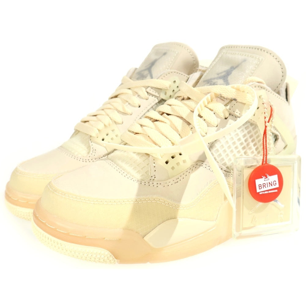 NIKE(ナイキ) ×WMNS AIR JORDAN 4 SP SAIL CV9388-100 オフホワイト ウィメンズ エアジョーダン4 SP ハイカットスニーカー シューズ レディース ベージュ US6.5/23.5cm