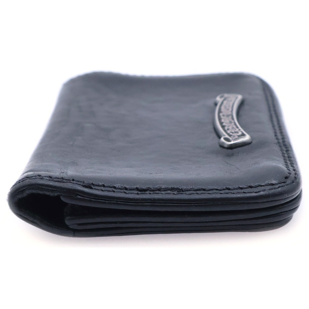 CHROME HEARTS(クロムハーツ) CARD CASE グロメット付きレザーカードケース ブラック