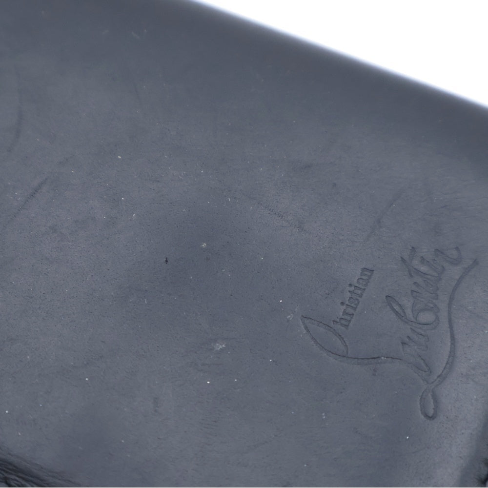 CHRISTIAN LOUBOUTIN(クリスチャンルブタン) パネトーネ スタッズ 二つ折り財布 コンパクトウォレット コインケース ブラック