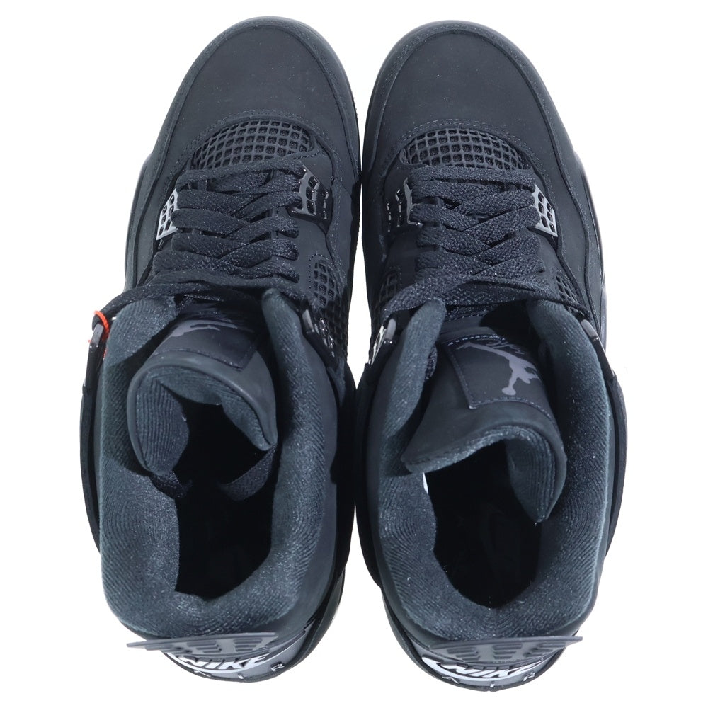 NIKE(ナイキ) AIR JORDAN 4 BLACK CAT FV5029‐010 ジョーダン4 ブラックキャット ハイカットスニーカー ブラック US10.5/28.5cm
