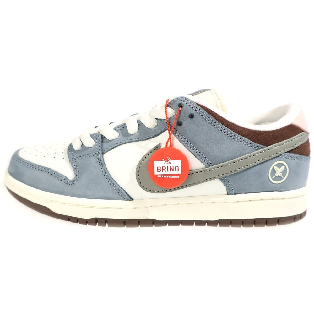 NIKE(ナイキ) ×YUTO HORIGOME DUNK LOW PRO QS FQ1180-001 堀米雄斗 ダンク プロ クイックストライク ローカットスニーカー ホワイト/グレー US7/25cm