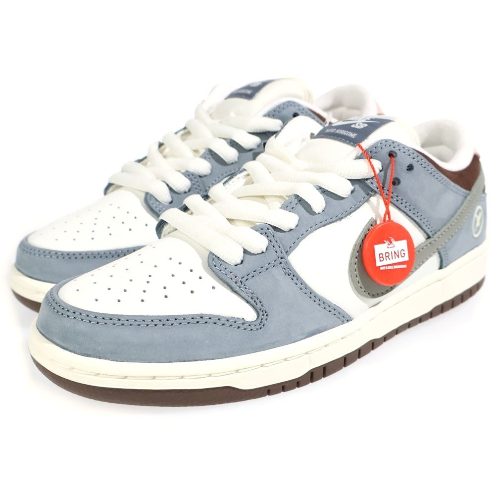 NIKE(ナイキ) ×YUTO HORIGOME DUNK LOW PRO QS FQ1180-001 堀米雄斗 ダンク プロ クイックストライク ローカットスニーカー ホワイト/グレー US7/25cm