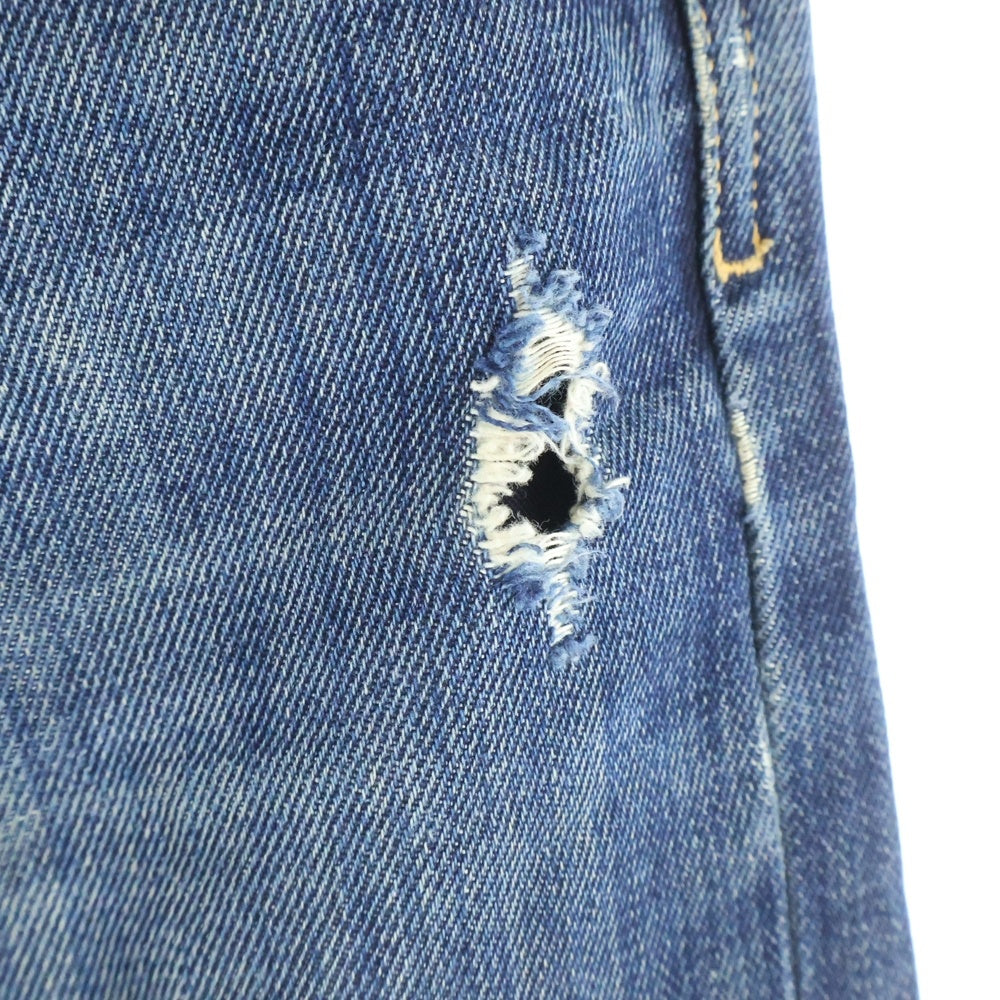 DIESEL(ディーゼル) LARKEE ダメージ加工 ストレートデニムパンツ インディゴ 008RQ