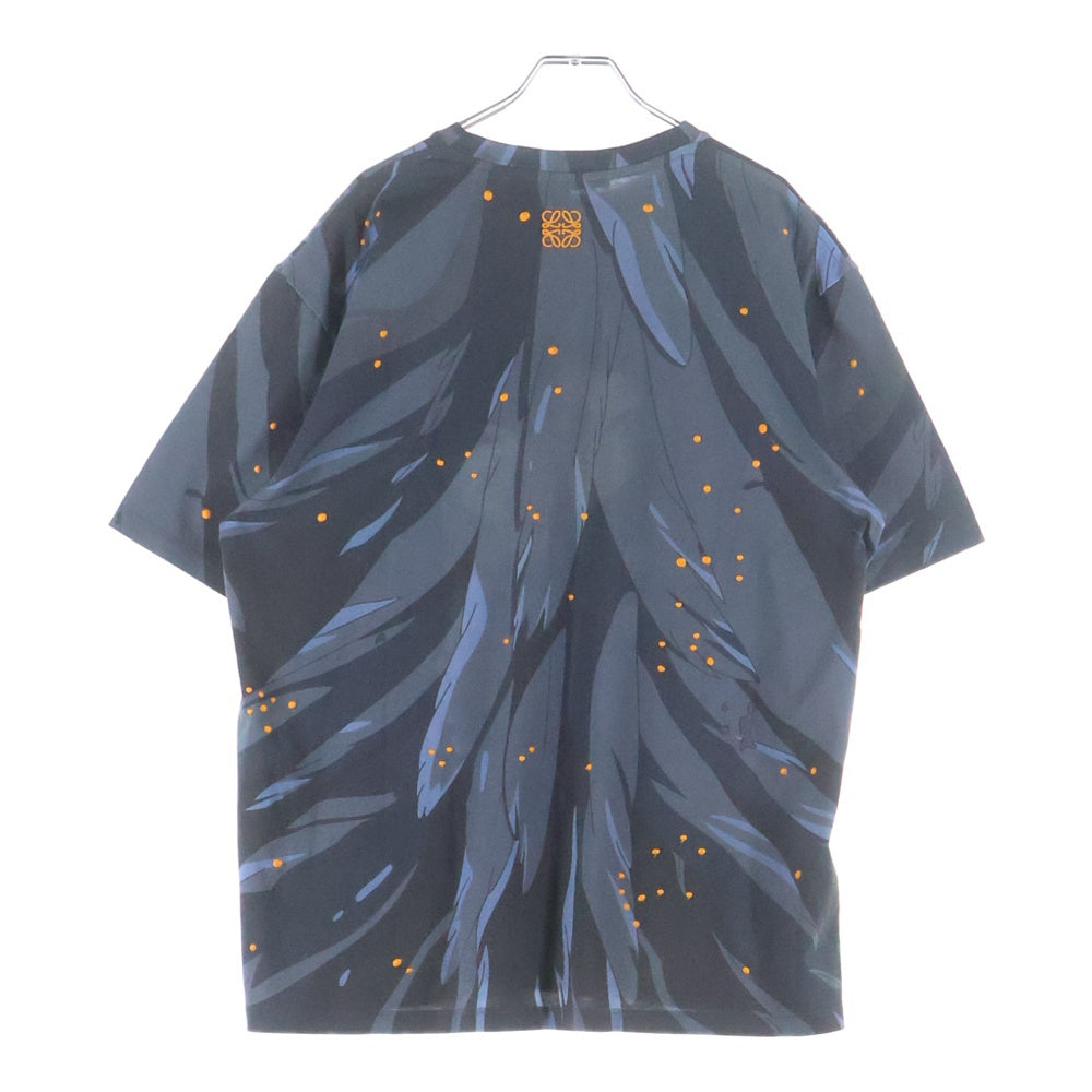 LOEWE(ロエベ) ×スタジオジブリ ハウルの動く城 ハウルとソフィー オーバープリント半袖Tシャツ カットソー マルチカラー SB44Y22X16