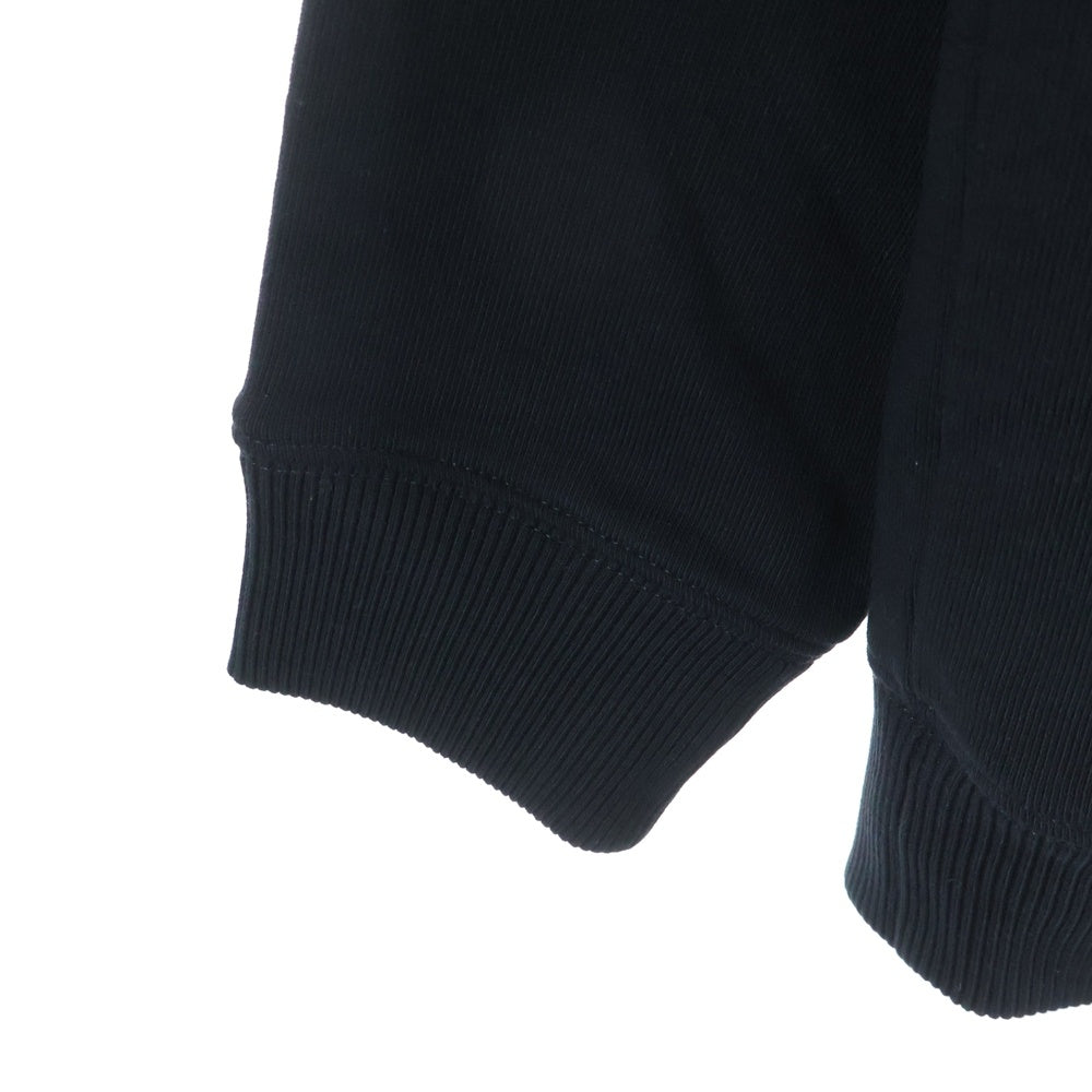 GIVENCHY(ジバンシィ) メタリックロゴスウェットプルオーバーパーカー ブラック BMJ06R30AF