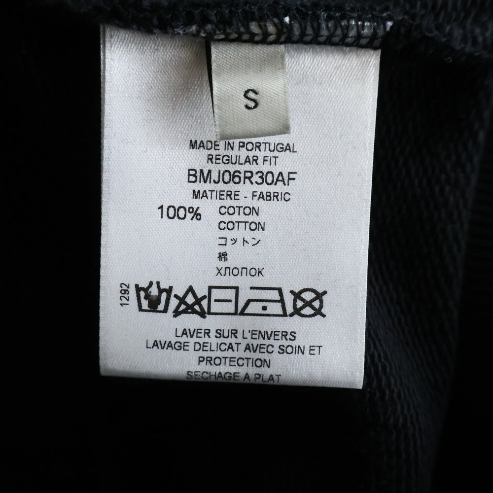 GIVENCHY(ジバンシィ) メタリックロゴスウェットプルオーバーパーカー ブラック BMJ06R30AF