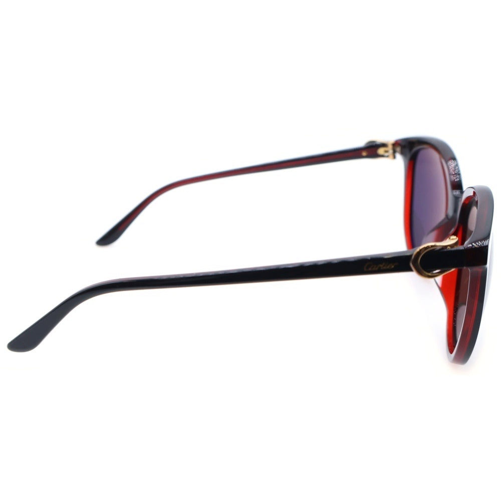 Cartier(カルティエ) CT00038A ラウンド型サングラス アイウェア レディース メガネ ボルドー