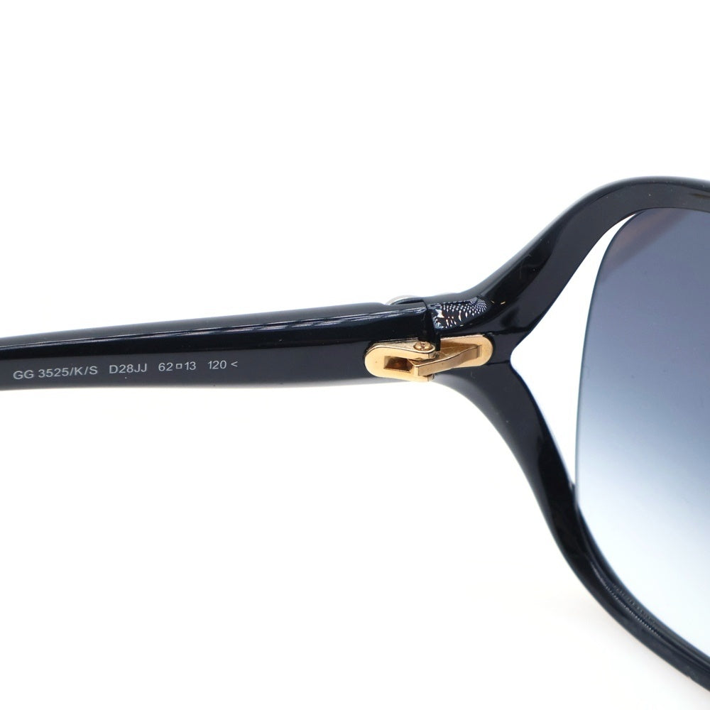 GUCCI(グッチ) ラブリーハート ラウンド型サングラス アイウェア レディース 眼鏡 ブラック GG3525