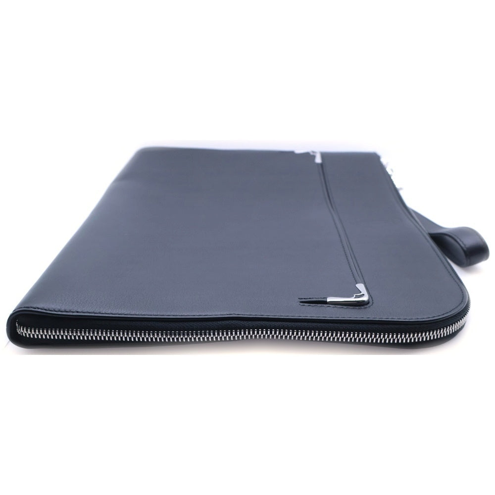 Cartier(カルティエ) マスト ドゥ カルティエ カーフスキン クラッチバッグ バンドバッグ ブラック レディース