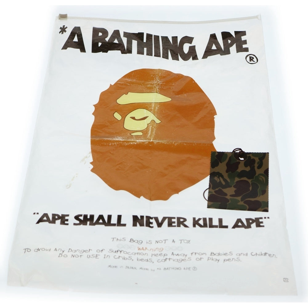 A BATHING APE(アベイシングエイプ) ×PORTER ポーター カモフラージュ柄 ナイロン ウエストバッグ ボディバッグ マルチカラー