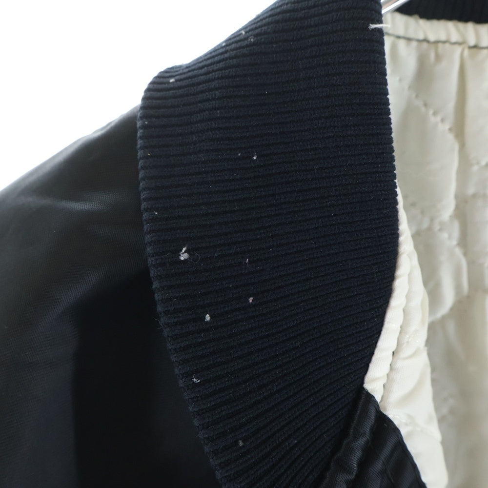 STAETER BLACK LABEL(スターターブラックレーベル) 90s NFL RAIDERS ライダース ヴァーシティージャケット 中綿入り サテン ブラック