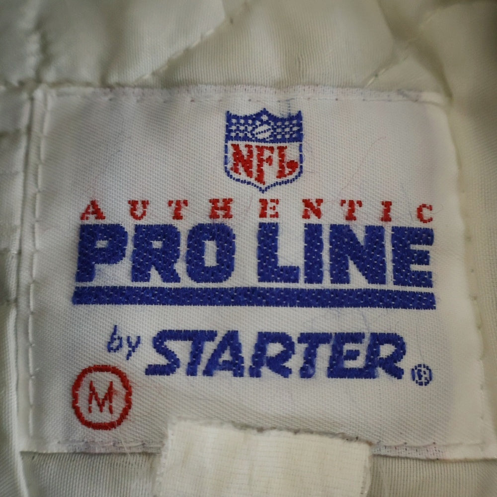 STAETER BLACK LABEL(スターターブラックレーベル) 90s NFL RAIDERS ライダース ヴァーシティージャケット 中綿入り サテン ブラック