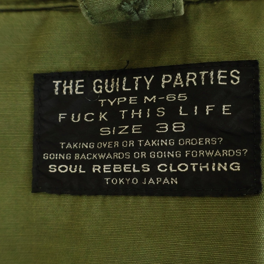 WACKO MARIA(ワコマリア) M-65 フィールドジャケット ステンシルロゴ ミリタリー カーキ