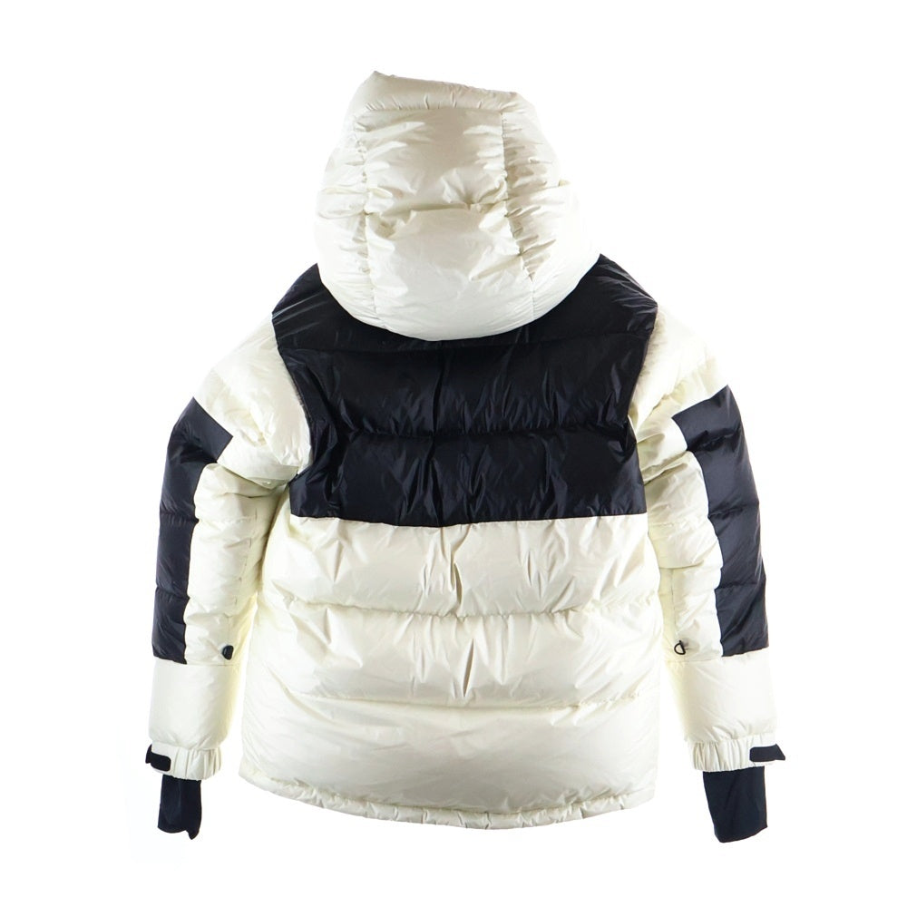 MONCLER(モンクレール) GRENOBLE GIRDWOOD ナイロン フーデッド ジップアップ ダウンジャケット ホワイト D20974184385 53071