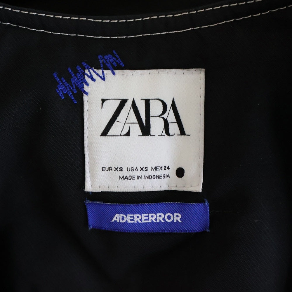 ADER ERROR(アーダーエラー) × ZARA ザラ コラボレーション オーバーサイズ ジップアップ ダウンボンバージャケット ブラック