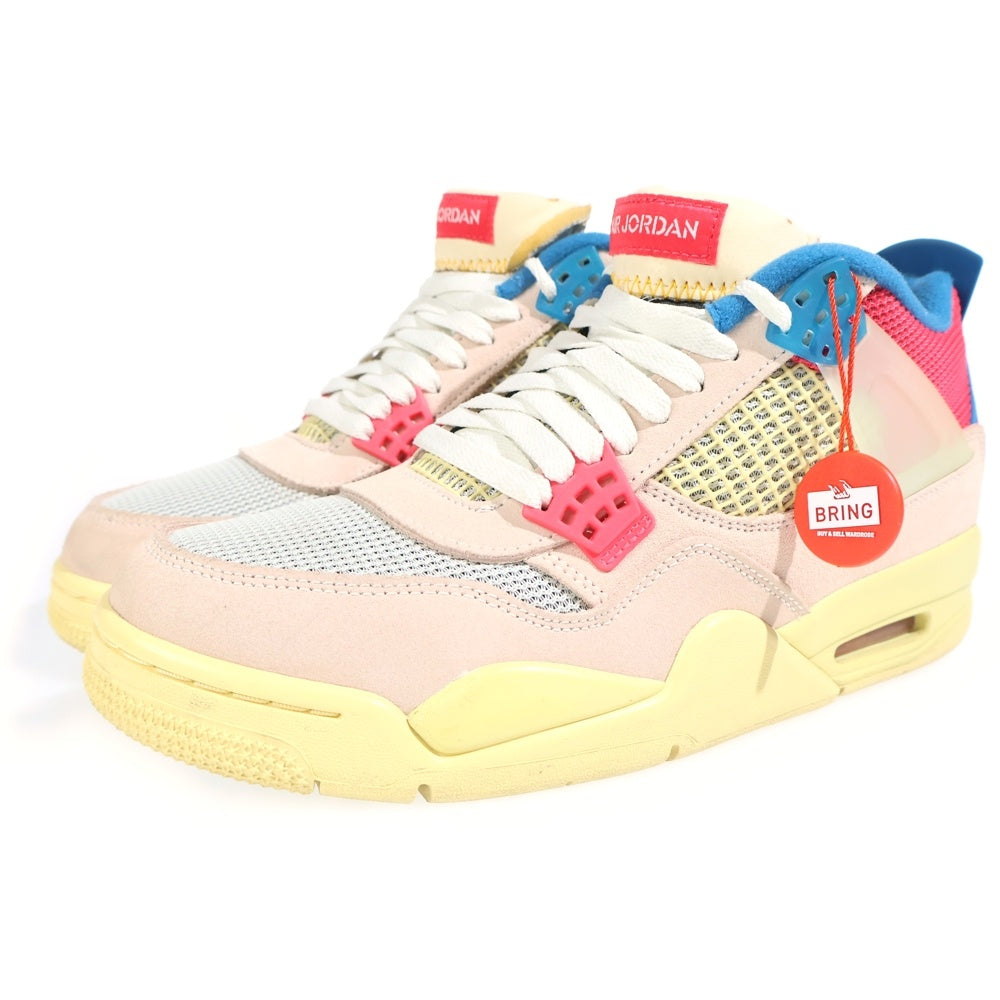 NIKE(ナイキ) ×UNION AIR JORDAN 4 GUAVA ICE DC9533-800 ユニオン エアジョーダン4 グァバアイス ミッドカットスニーカー マルチ US9/27cm