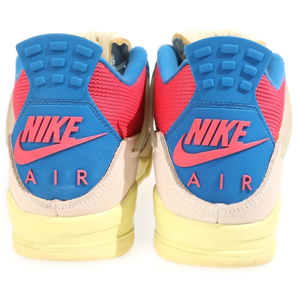 NIKE(ナイキ) ×UNION AIR JORDAN 4 GUAVA ICE DC9533-800 ユニオン エアジョーダン4 グァバアイス ミッドカットスニーカー マルチ US9/27cm